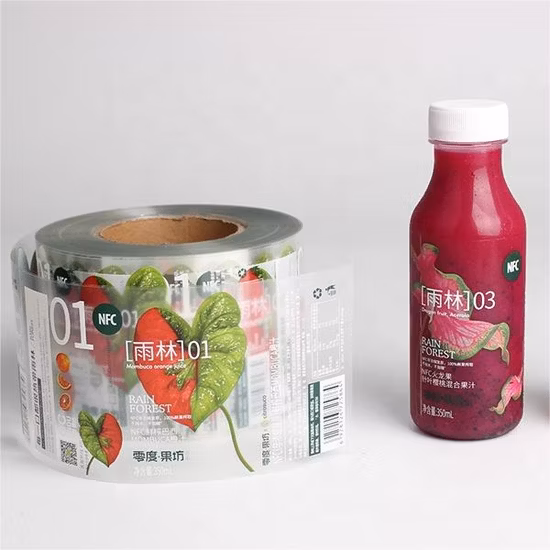 Drink Bottle Label Heat PVC Film Shrink Sleeves