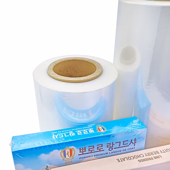 Green Eco-Friendly Polyolefin Heat Shrinkable Film/Bag for Boxes, Shoes, Gift Baskets, DIY Projects. Excellent Tensile Strength