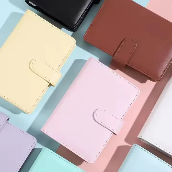Hardcover PU Leather Notebook A5 Leather Gift Note Book for Office