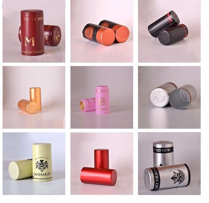 PVC Shrink Sleeve for Glass Bottle Capsule, Shrink Wine Cap