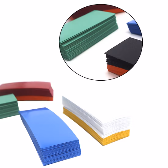 0.15mm PVC Shrink Sleeve Thick 400mm Width PVC Heat Shrink Film Lithium Battery Pack Film PVC Shrink Film Lithium Heat Shrink Bag