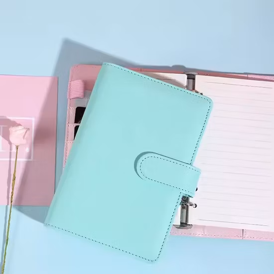 Hardcover PU Leather Notebook A5 Leather Gift Note Book for Office