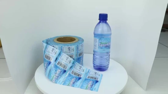 中国工場カスタマイズされた 500ml 水ボトル用熱収縮スリーブ ラベル